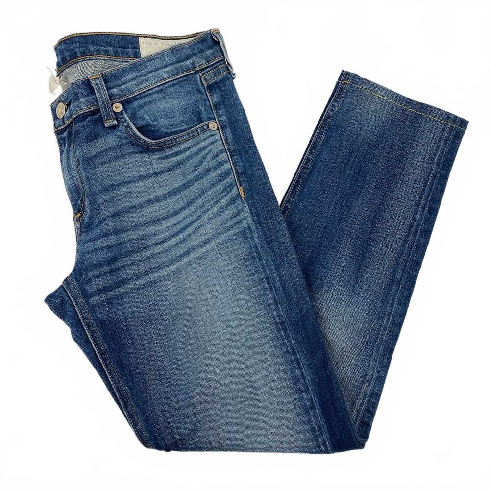 Rag & Bone Blue The Dre Slim Boyfriend Jeans | Women’s Regular 26